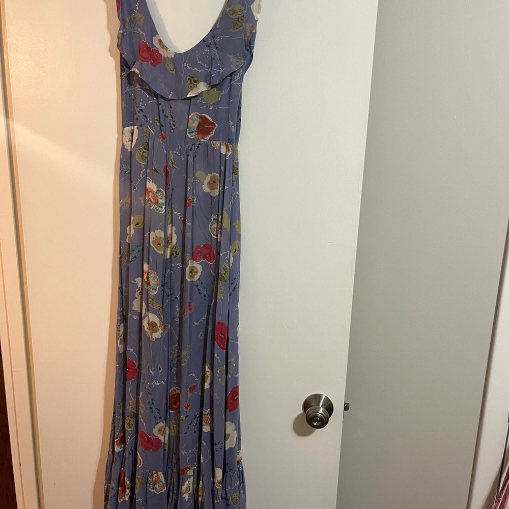 Reformation Blue Floral Maxi Dress